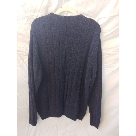Dockers VINTAGE Men's Size XL Blue Chambray Sweater - Picture 3 of 6